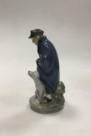 Royal Copenhagen Figur Hyrde med Hund No 782 - Danam Antik