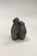 Bing og Grøndahl Figur Abefamilie No 1581 - Danam Antik