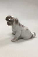 Royal Copenhagen Figur Pekingeser Hvalp No 1452/448 - Danam Antik