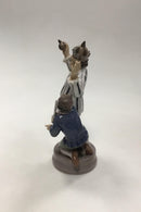 Dahl Jensen Figur Kejserens nye klæder (HC Andersens eventyr) No 1071 - Danam Antik