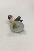 Royal Copenhagen Figur Faun på Træstub No 1738 - Danam Antik