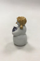 Royal Copenhagen Figur af Snekone med Kat No 018 - Danam Antik