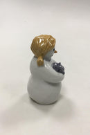 Royal Copenhagen Figur af Snekone med Kat No 018 - Danam Antik