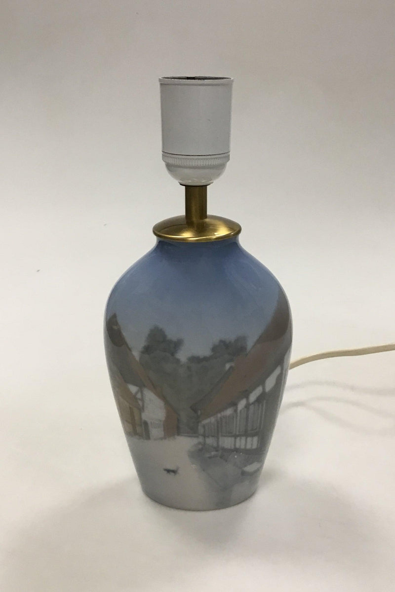 Bing og Grøndahl Art Nouveau Vase omdannet til lampe No 1302/6238 - Danam Antik
