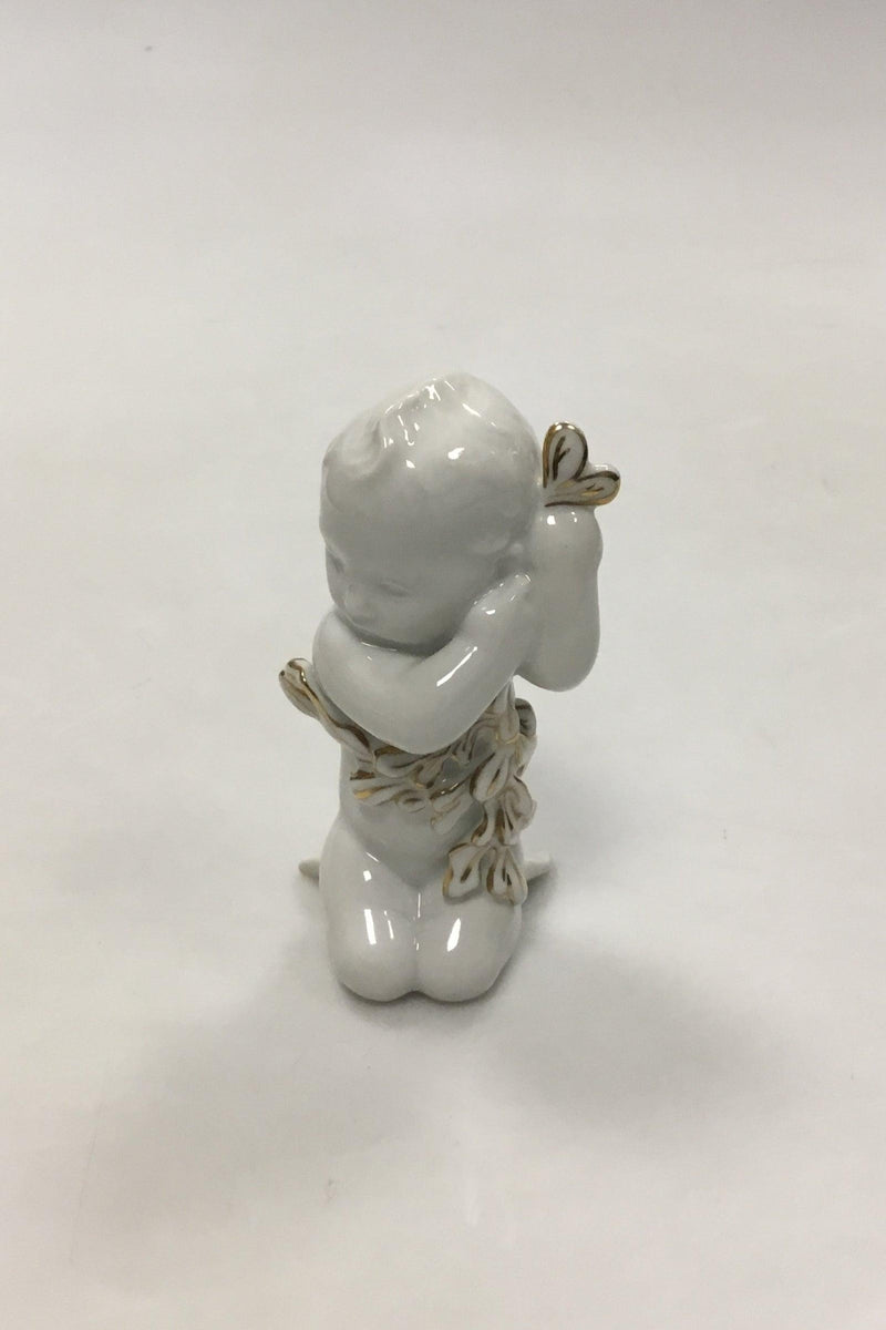 Bing og Grøndahl Blanc de Chine Figur af Havbarn med tang - Danam Antik