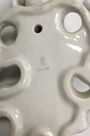 Tysk to-armet væglampet i Porcelæn - Danam Antik