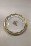 Sæt på 12 Flora Danica Tallerkener No 3584 med Puttier / Engle fra 1850-1870 - Danam Antik