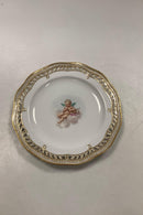 Sæt på 12 Flora Danica Tallerkener No 3584 med Puttier / Engle fra 1850-1870 - Danam Antik