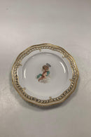 Sæt på 12 Flora Danica Tallerkener No 3584 med Puttier / Engle fra 1850-1870 - Danam Antik