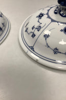 Royal Copenhagen Musselmalet Riflet Skål med låg No 397 - Danam Antik