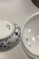 Royal Copenhagen Musselmalet Riflet Skål med låg No 397 - Danam Antik