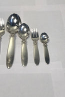 Georg Jensen Sterling Sølv Kaktus Bestik Sæt til 6 personer 36 dele - Danam Antik