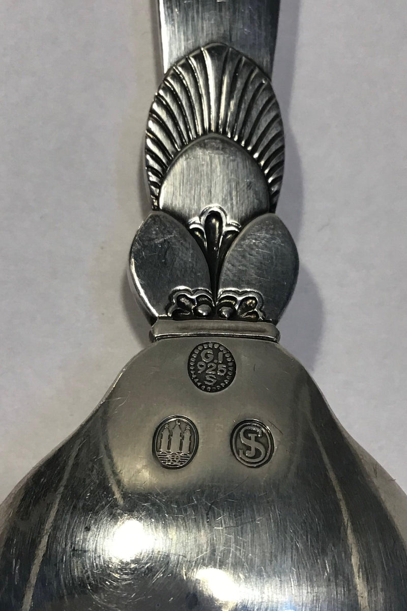 Georg Jensen Sterling Sølv Kaktus Bestik Sæt til 6 personer 36 dele - Danam Antik