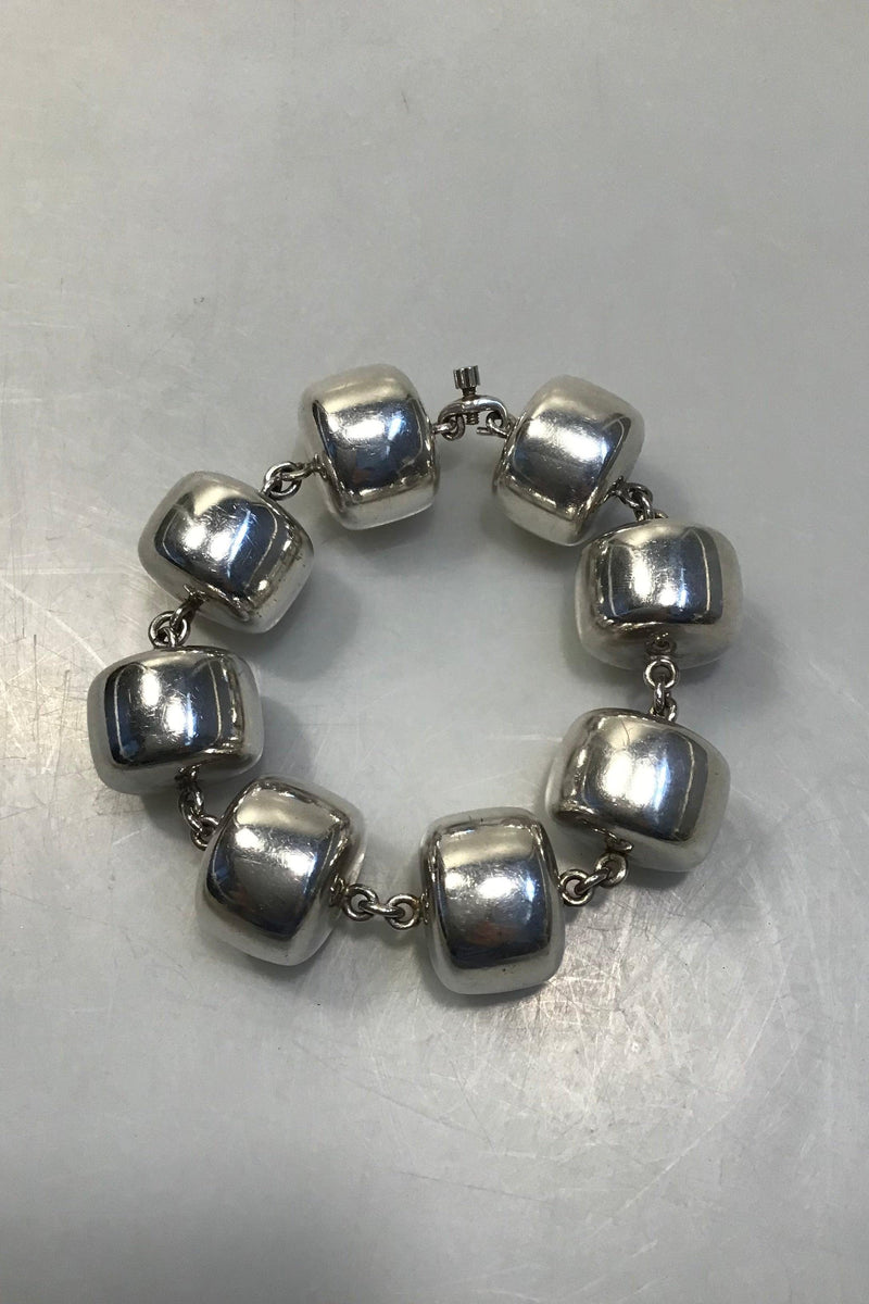 Georg Jensen Sterling Sølv Armbånd No 255 - Danam Antik