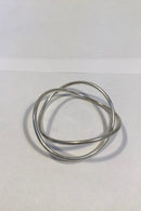 Georg Jensen Sterling Sølv Armbånd Alliance No 554A Størrelse Small - Danam Antik