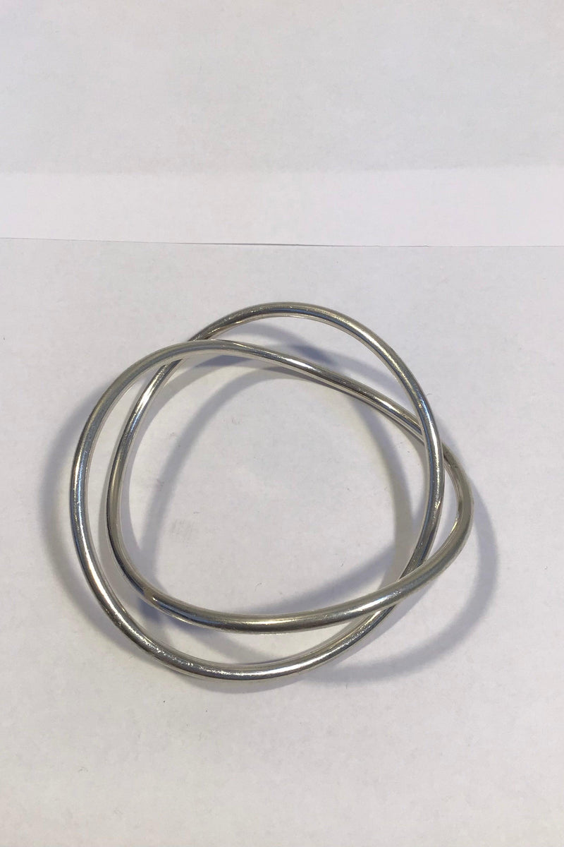 Georg Jensen Sterling Sølv Armbånd Alliance No 554A Størrelse Small - Danam Antik