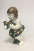 Aluminia af Rasmus Harboe Figur Engel med krans om livet nr. 987/815 - Danam Antik