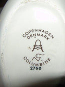 Aluminia Royal Copenhagen Columbine Vase fisk No 2760 - Danam Antik