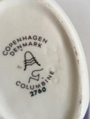 Aluminia Royal Copenhagen Columbine Vase fisk No 2760 - Danam Antik