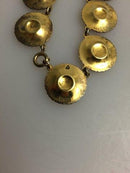 Anton Michelsen Margueritte Halskæde i Forgyldt Sterling Sølv og Emalje - Danam Antik