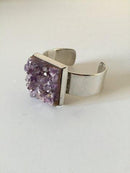 Bent Knudsen Sterling Sølv Armbånd med Ametyst No 173 - Danam Antik