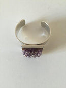 Bent Knudsen Sterling Sølv Armbånd med Ametyst No 173 - Danam Antik