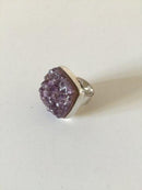 Bent Knudsen Sterling Sølv Ring med ametyst No 173 - Danam Antik