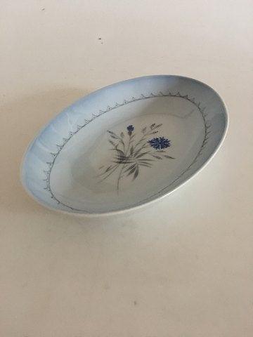 Bing & Grøndahl Demeter / Blå Kornblomst Oval Skål No 39 - Danam Antik