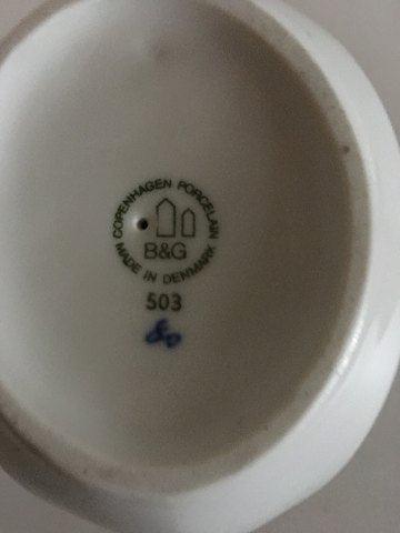Bing & Grøndahl Kronberg Lysestage No 503 med Gennembrudt Blondekant - Danam Antik