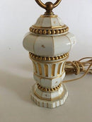 Bing & Grøndahl Tegner lampe med guld decoration No 1108 KG - Danam Antik