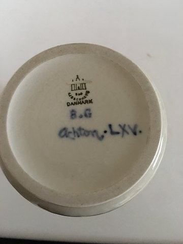 Bing & Grøndahl Unika Vase af Achton Friis med trolde ansigter - Danam Antik
