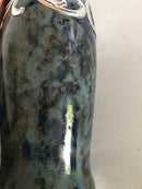 Bing & Grøndahl Unika Vase med Sølv Montering af Lotte Lindahl fra 1913 i løbeglasur - Danam Antik