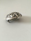 Broche i sølv med Kong Christian D.5 monogram 1691 Kroning - Danam Antik