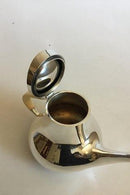 Cohr Sterling Sølv Thekande med hank af Ben - Danam Antik