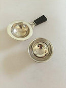 Cohr Thesi og Thesiholder i sølv og træ Art Deco stil - Danam Antik