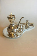 Cohr/Cartier Sterling Sølv Kaffesæt Hans Bunde - Danam Antik