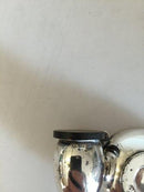 Evald Nielsen Saltkar med ske og peberbøsse i sterling sølv og 830 - Danam Antik