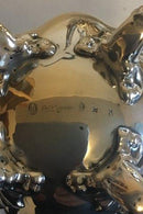 Evald Nielsen Sølv Kaffesæt bestående af Kaffekande, sukkerskål og flødekande - Danam Antik