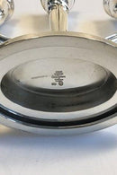 Evald Nielsen Sterling Sølv 3-armet lysestage - Danam Antik