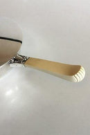 Evald Nielsen Sterling Sølv Lågfad med Lågknop og håndtag af udskåret Elfenben - Danam Antik