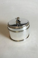 Evald Nielsen Sterling Sølv Oval dåse - Danam Antik