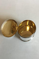 Evald Nielsen Sterling Sølv Oval dåse - Danam Antik