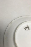 Frederiksborglotteriet kop og underkop i porcelæn med blå dekoration og guld. - Danam Antik