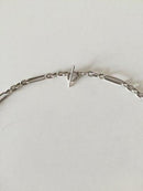 Georg Jensen 830 Sølv Halskæde af små blomster No 42 fra 1915-1930 - Danam Antik