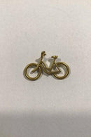 Georg Jensen forgyldt Messing Damecykel Vedhæng - Danam Antik