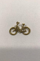 Georg Jensen forgyldt Messing Damecykel Vedhæng - Danam Antik