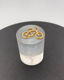 Georg Jensen forgyldt Messing Herrecykel Vedhæng No 5215 - Danam Antik