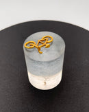 Georg Jensen forgyldt Messing Herrecykel Vedhæng No 5215 - Danam Antik