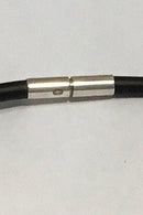 Georg Jensen Gummi Halsring og Sterling Sølv Vedhæng No 450 Zero Jacqueline Rabun - Danam Antik