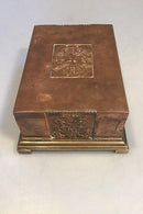 Georg Jensen Kobber og Messing Cigarskrin - Danam Antik